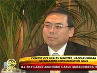 Chinese vice health minister talks about tainted milk issue