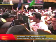 Protest greets Arroyo at Masskara festival