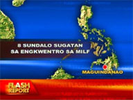 8 soldiers wounded in clash with MILF