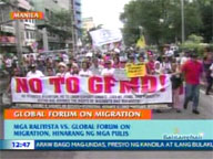  QTV:  Cops block global forum on migration protesters