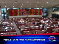  QTV:  Peso, stocks post a new record lows