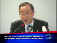   QTV:   UN chief urges aid for migrant workers amid economic crisis