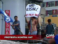 Protestors slam VAT
