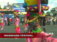 Kapuso stars participate in Masskara festival