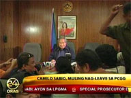 Sabio takes leave of absence from PCGG