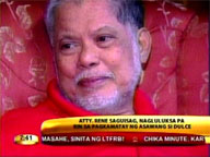 Rene Saguisag still can't cope with death of wife Dulce
