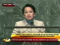 Arroyo still in US for UN General Assembly