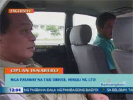 <b>QTV:</b> LTO chief Suansing poses as passenger