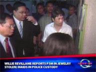 <b>QTV:</b> Revillame reports P3 million in jewelry stolen