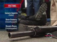 <b> QTV: </b> Robbers kill bank employee, 2 guards in UP-Diliman