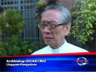   QTV:   Archbishop takes hard line on baptism of unwed parents' kids