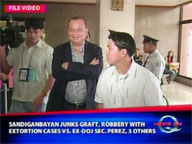  QTV:  Sandigan junks graft, robbery charges vs Perez
