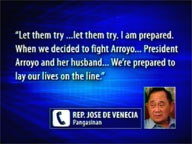   QTV:   Rep. Amante wants JDV expelled from House