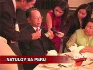 Arroyo Peru visit pushes through