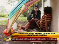 Homeless people to greet New Year on the streets