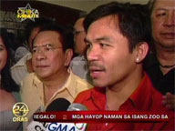 Singson throws despedida party for Pacquiao
