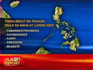 Some areas in S. Luzon, Visayas at risk of flash floods, landslides