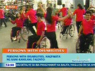  QTV:  Persons with disabilities show respective talents
