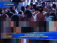   Saksi:   45 APO members run naked around UP campus