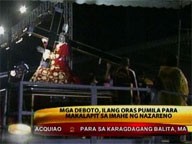 Black Nazarene devotees wait at Luneta on eve of feast