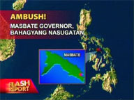 Masbate governor slightly hurt in ambush