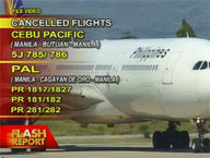 Bad weather cancels scheduled flights to Mindanao