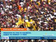 <b>QTV:</b> Nazarene procession ends after 12 hours