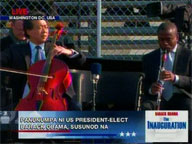  The Inauguration:  Performance of 'Air and Simple Gifts'