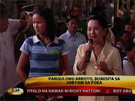 Arroyo visits POEA job fair