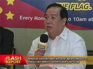 Gordon seeks Arroyo explanation on fertilizer fund scam