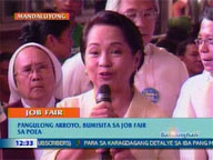  QTV:  Arroyo graces POEA job fair