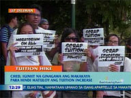 <b>QTV:</b> Students rally in front of CHED to oppose tuition hike