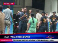  QTV:  Man falls to his death