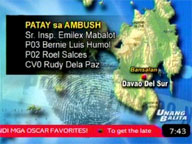 3 cops, militiaman killed in NPA ambush in Davao del Sur