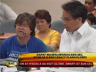 Legacy plan-holders disappointed at SEC