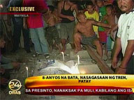 Train kills boy in Manila