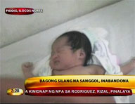 Newborn baby abandoned