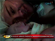 Angelika Dela Cruz gives birth to baby boy