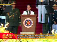 Arroyo graces PMA graduation rites in Baguio City