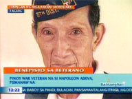 QTV:  RP war veteran Napoleon Adeva dies