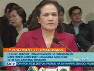 QTV:  Mike Arroyo: Ombudsman Gutierrez doing her job