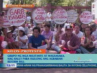 <b>QTV:</b> Militants, farmers press passage of Agrarian Reform bill