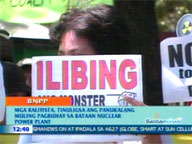  QTV:  Protesters oppose planned revival of Bataan nuke plant