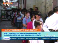  QTV:  PDIC yet to pay all claims by Legacy banks depositors
