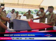  QTV:  War vet gets hero's burial