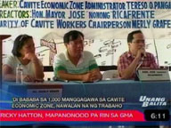 At least 1,000 workers at Cavite Economic Zone lost their jobs