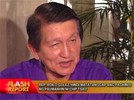 Golez won&#39;t accept apology of Chip Tsao - flash_040109_chip