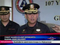  QTV:  Coast Guard K9 unit intercepts illegal arms delivery