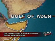 Govt bans deployment of Pinoy seamen to Gulf of Aden