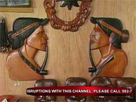 Cafe in Baguio features Ifugao woodcarvings